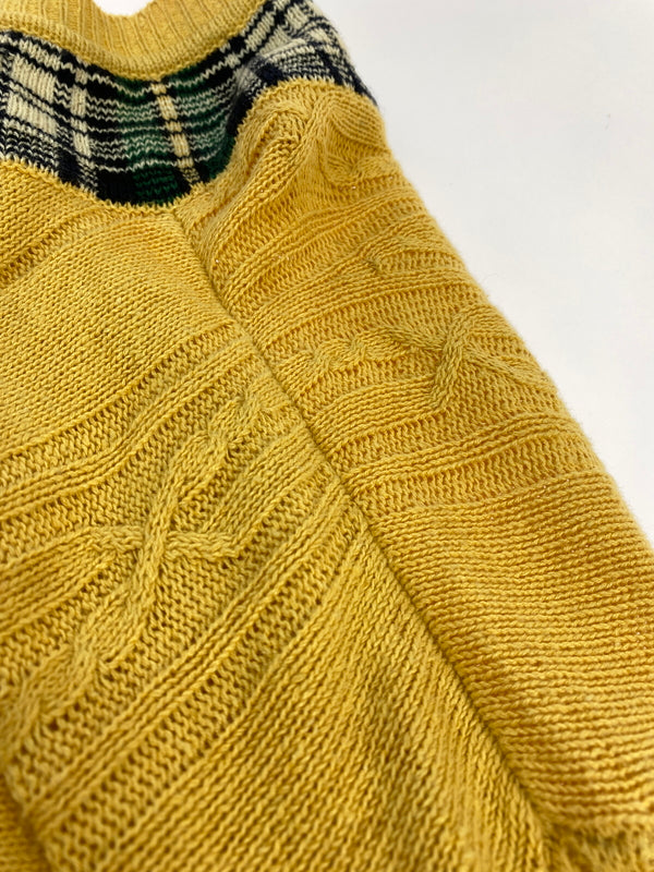 【中古品】【メンズ】 NAUTICA イノーティカ V-NECK KNIT ブイネック ニット メンズ トップス 146-260617-KS-27-min サイズ:L カラー:イエロー 万代Net店