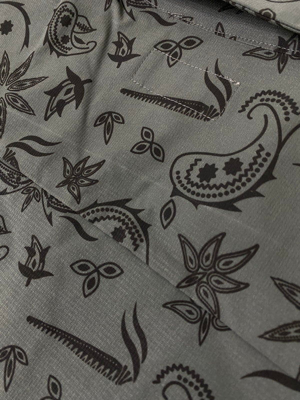 【中古美品】【メンズ】 HAIGHT ヘイト HTYZ-244001 ×YARZ OPEN COLLAR SHIRT カラーシャツ トップス 142-250126-ks-12-min サイズ:M カラー:グレー 万代Net店