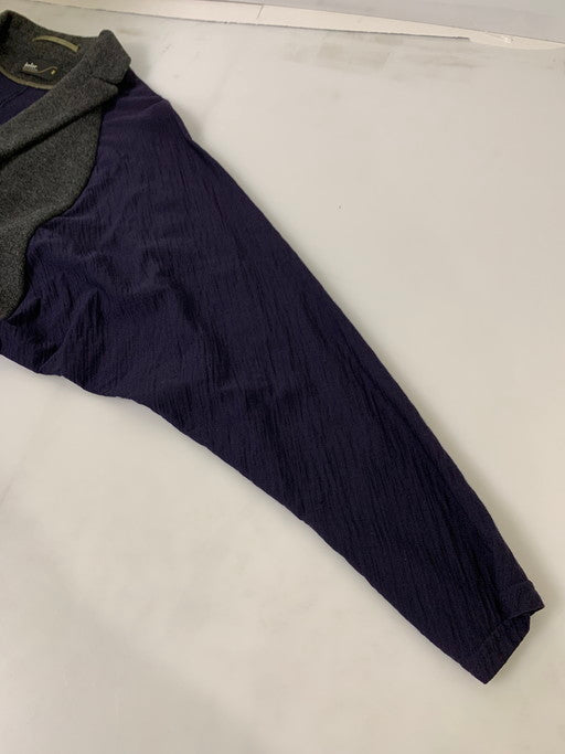 【現状渡し品】【メンズ】 WOOL切替JACKET ウール切り替えジャケット アウター 140-250130-me-20-min サイズ:2 カラー:グレー/ネイビー 万代Net店