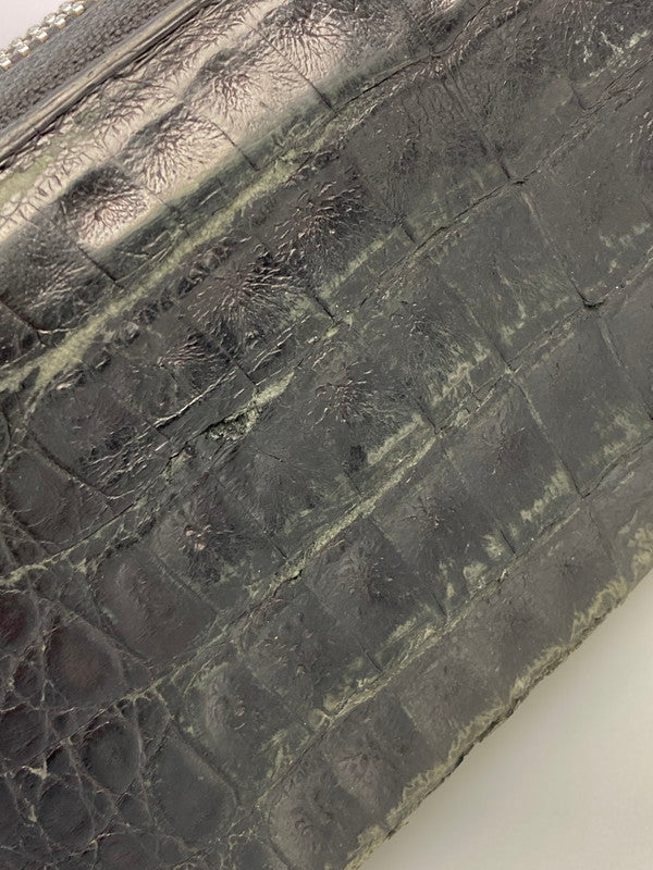 【現状渡し品】【メンズ】 GODANE ゴダン ラウンドジップ ロングレザーウォレット 財布 201-250203-AB-05-min カラー:ブラック 万代Net店