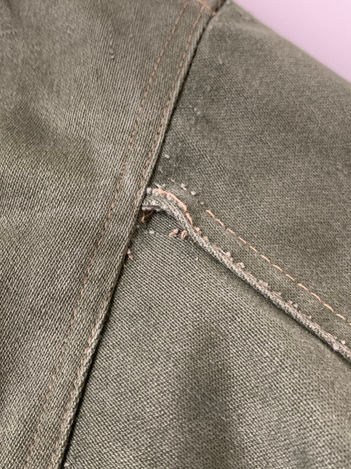 【中古品】【メンズ】 USED ユーズド UTILITY SHIRT ユーティリティ シャツ アウター 146-250313-jt-32-min カラー:モスグリーン 万代Net店