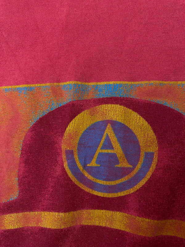 【現状渡し品】【メンズ】 ANARCHIC ADJUSTMENT アナーキックアジャストメント ALIEN PRINT TEE ショートスリーブ 146-250308-AS-11-min カラー:ピンク 万代Net店