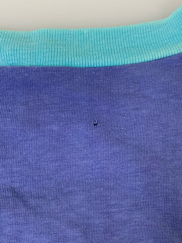 【現状渡し品】【メンズ】 NEW BODY ニューボディ PRINT TEE 70-80'S スプリング Tシャツ 70-80年代 半袖 メンズ トップス 146-250324-em-16-min サイズ:48 カラー:ブルー系 万代Net店