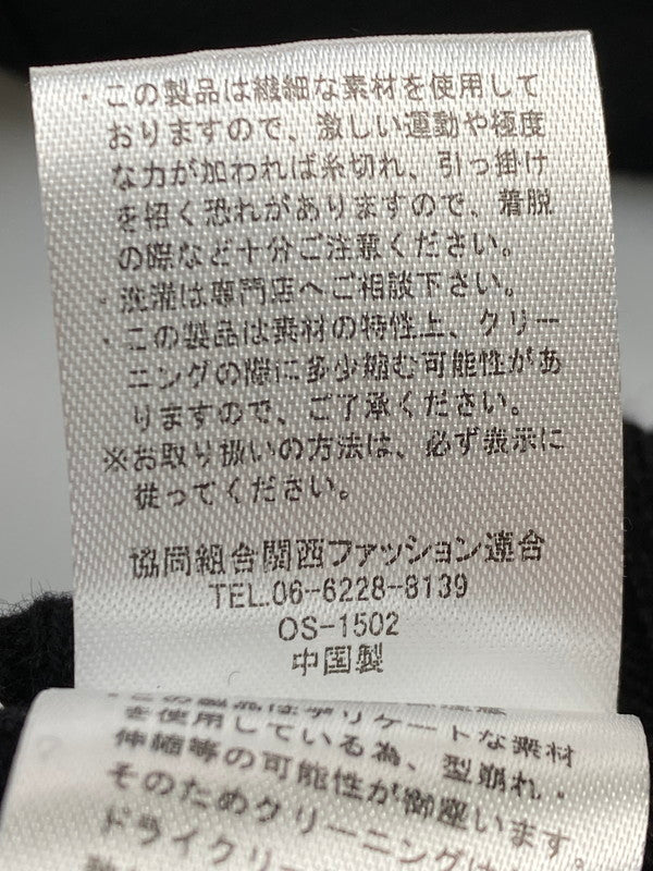【中古美品】【レディース】 EN’DAY エンデイ バイカラー ニット ワンピース 8242-0214 レディース 170-251121-em-16-min カラー:ブラック/ブラウン 万代Net店