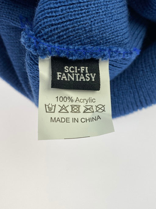 【中古美品】【メンズ/レディース】 SCI-FI FANTASY LOGO BEANIE サイファイファンタジー ロゴビーニー ニット帽 帽子 185-250416-yn-05-min カラー:ブルー系 万代Net店