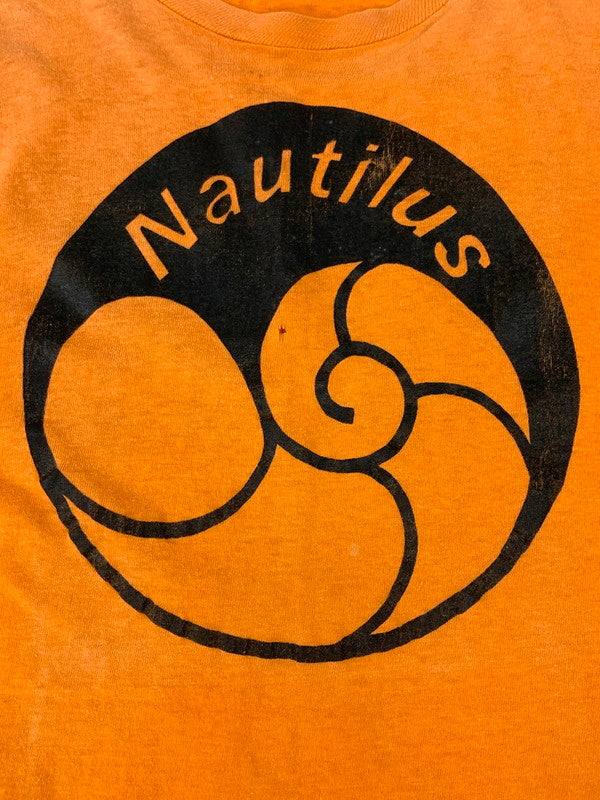 【中古品】【メンズ】 HANES ヘインズ 70-80'S "NAUTILUS" S S TEE ショートスリーブ 146-250414-AS-37-min サイズ:M カラー:オレンジ 万代Net店