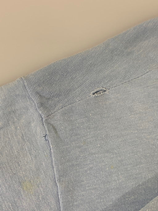 【現状渡し品】【メンズ】 HANES ヘインズ 70'S "ASKA" S S TEE ショートスリーブ 146-250412-AS-1-min サイズ:XL(46-48) カラー:ブルー 万代Net店