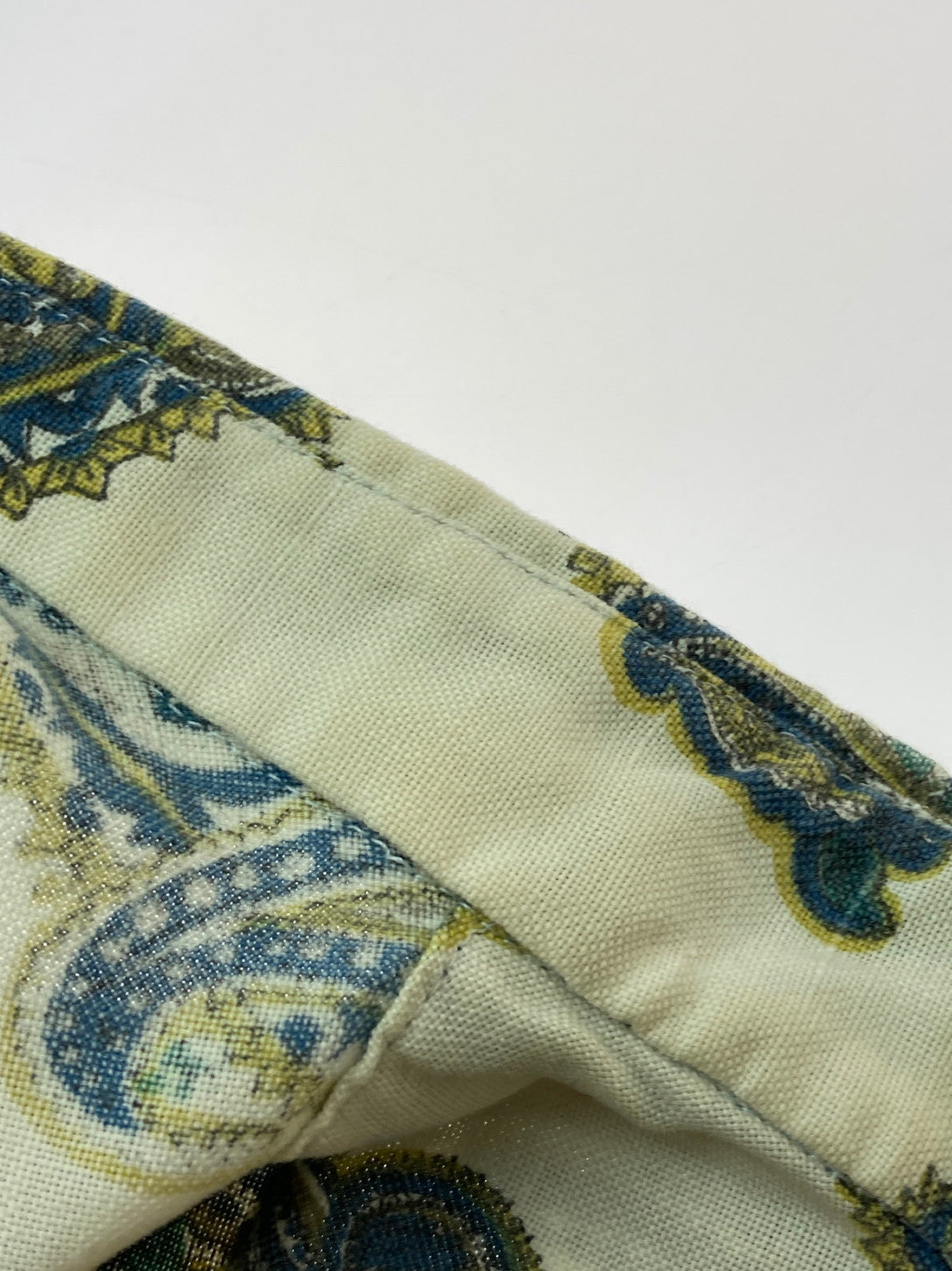 【中古品】【メンズ】 タウンクラフト 60'S PAISLEY BD SHIRT ショートスリーブ 146-250415-AS-24-min サイズ:18 カラー:ホワイト/グリーン系 万代Net店