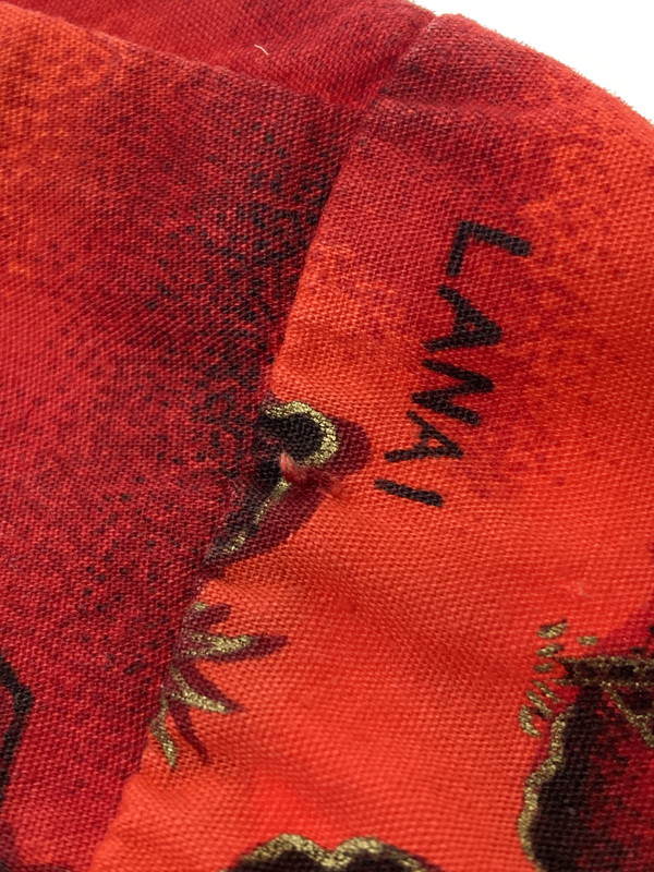 【中古品】【メンズ】 FASHIONS OF HAWAII 60'S ALOHA SHIRT 古銭ボタン アロハシャツ トップス 146-250710-ks-104-min カラー:レッド系 万代Net店