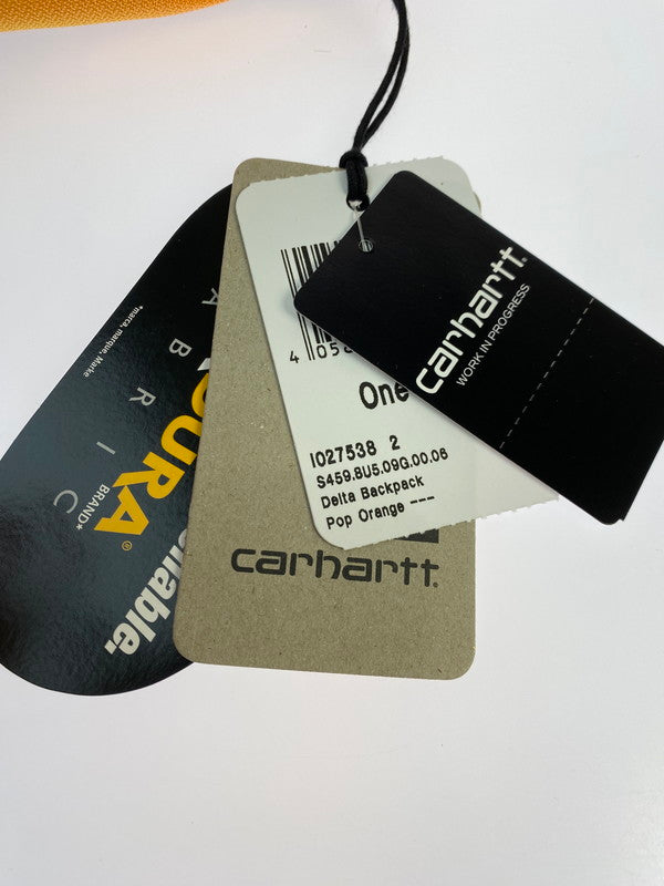 【中古美品】【メンズ/レディース】 CARHARTT WIP カーハートダブリューアイピー I027538 DELTA BACKPACK バックパック カバン 142-250520-AS-19-min カラー:オレンジ 万代Net店