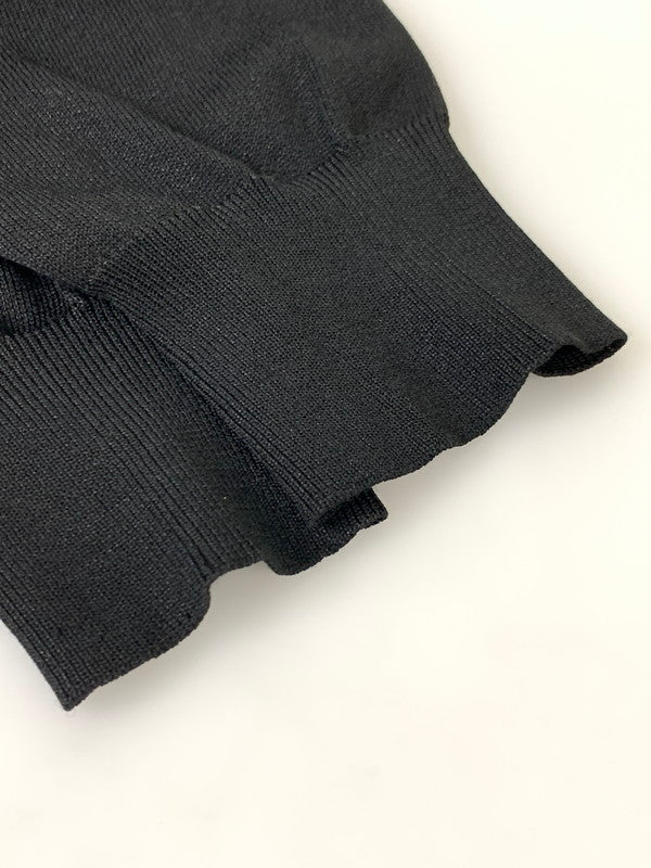 【中古品】【メンズ】 FRANCO ROSINI フランコロッシーニ 60S KNIT POLO XL ニット ポロシャツ 長袖 146-250710-SS-03-min カラー:ブラック 万代Net店