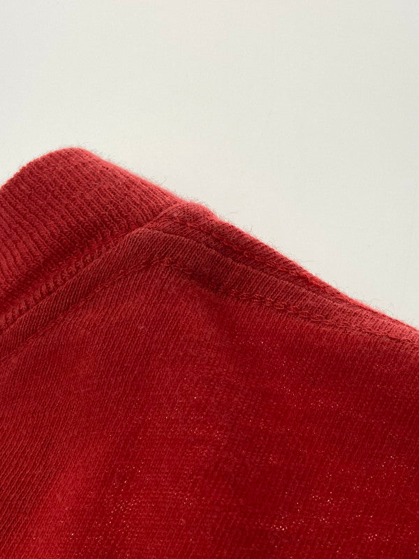 【現状渡し品】【メンズ】 USED ユーズド 80-90S MICKEY MOUSE LS TEE Tシャツ トップス 146-250710-ks-97-min カラー:レッド 万代Net店