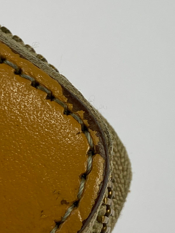 【中古品】【メンズ】 革蛸謹製 かわたこきんせい TAKOジップ ラウンドジップ 長財布 たこジップ ウォレット 200-250530-em-02-min カラー:ベージュ系 万代Net店