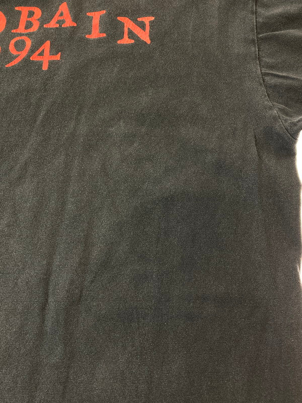 【中古品】【メンズ】 KURT COBAIN 90S BOOTLEG MEMORIAL TEE カート コバーン 90年代 ブーレグ メモリアル Tシャツ トップス 146-250522-jt-14-min カラー:ブラック 万代Net店