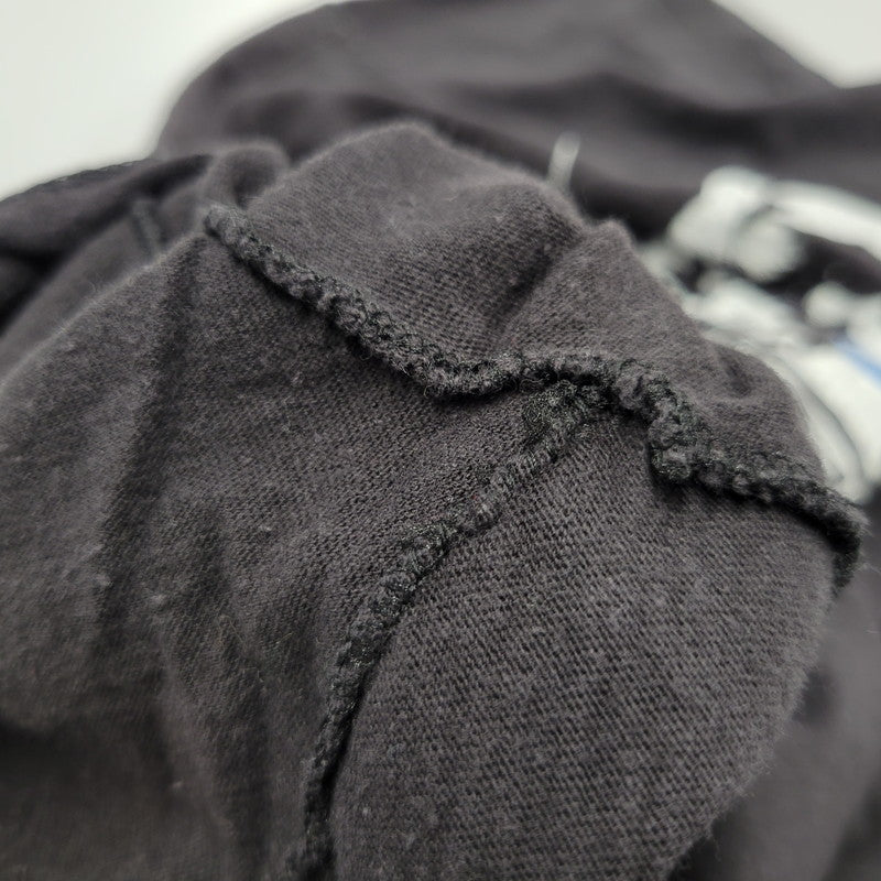 【中古品】【メンズ】 RAVEN MAD T-SHIRT レイヴン Tシャツ 半袖 トップス 146-250921-as-12-izu カラー:ブラック 万代Net店