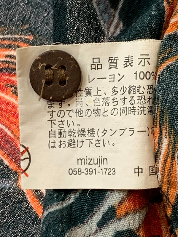 【中古品】【メンズ】 CHAMPMAN チャップマン 90S ”唐獅子×龍”RAYON ALOHA SHIRT アロハシャツ ショートスリーブ 146-250524-AS-24-min サイズ:M カラー:ブラック/レッド 万代Net店