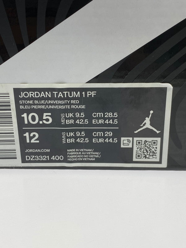 【中古美品】【メンズ】 NIKE ナイキ DZ3321-400 JORDAN TATUM 1 PF 靴 シューズ スニーカー 160-250526-AS-40-min サイズ:28.5cm カラー:STONE BLUE/UNVERSITY RED 万代Net店