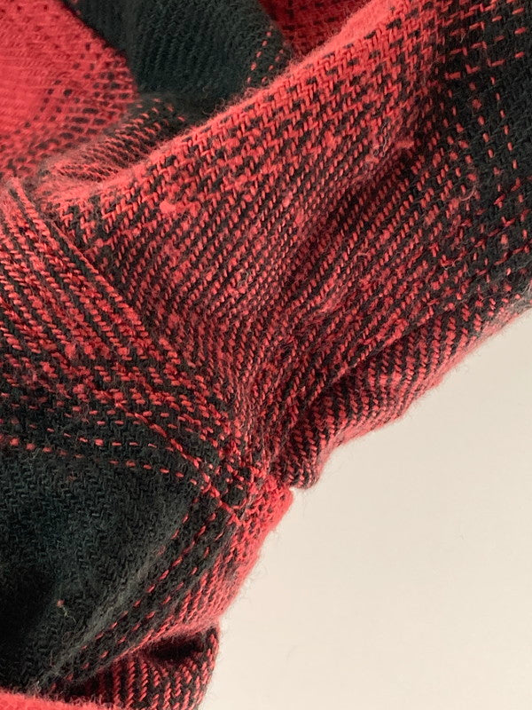 【中古品】【メンズ】 FUNNY ORIGINAL ファニーオリジナル LS ウエスタンシャツ ロングスリーブ 145-250617-AS-44-min サイズ:M カラー:レッド/ブラック 万代Net店