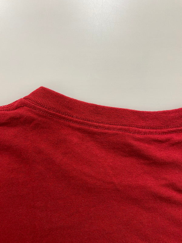 【中古品】【メンズ】 CALVIN KLEIN カルバン・クライン 90S DESIGN TEE Tシャツ トップス 146-250525-ks-41-min サイズ:L カラー:レッド 万代Net店