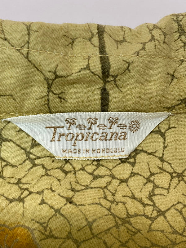 【中古品】【メンズ】 TROPICANA トロピカーナ ALOHA SHIRT アロハシャツ ショートスリーブ 146-250604-AS-18-min カラー:カーキ系 万代Net店