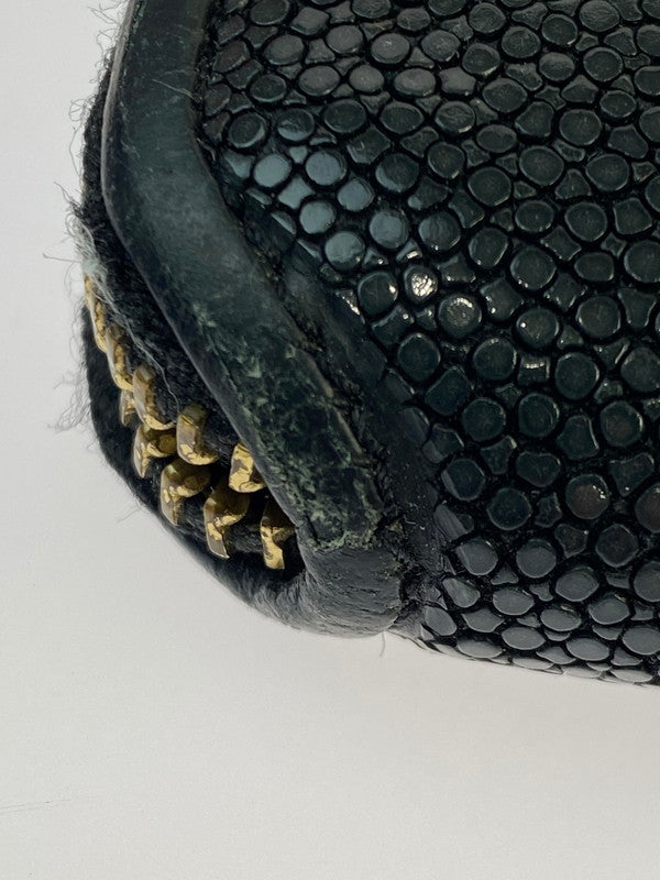 【中古品】【メンズ/レディース】 ARIF COLLECTION アリフ コレクション スティング ショートウォレット 二つ折り財布 メンズ ウォレット 革財布 201-250602-em-10-min カラー:ブラック 万代Net店