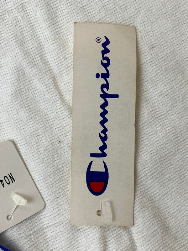 【中古美品】【メンズ】 CHAMPION チャンピオン 90S IT TAKES A LITTLE MORE TO MAKE A TEE Tシャツ トップス 146-250604-ks-07-min サイズ:L カラー:ホワイト 万代Net店
