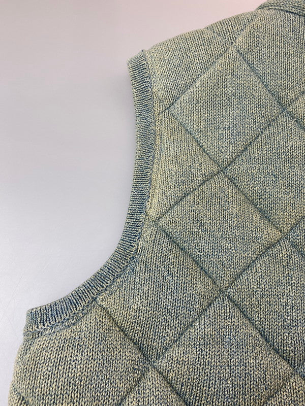 【現状渡し品】【メンズ】 QUILTING VEST キルティング ベスト トップス 145-250604-jt-04-min サイズ:M カラー:ライトブルー 万代Net店