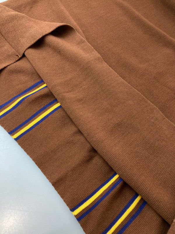 【中古品】【メンズ】 YOUNGER SONG ヤンガーソング AZR-YNG-0001-029 S S KNIT POLO SHIRT ポロシャツ ショートスリーブ 142-250604-AS-23-min サイズ:L カラー:ブラウン 万代Net店