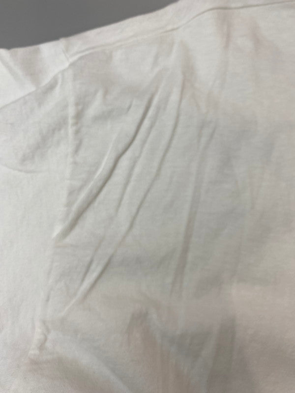 【中古品】【メンズ】 HANES ヘインズ 90S NOBODY KNOWS I'M ELVIS PRINT TEE Tシャツ トップス 146-250710-ks-38-min サイズ:XL カラー:ホワイト 万代Net店