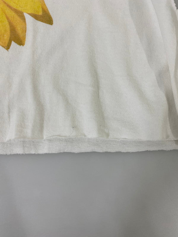 【中古品】【メンズ】 STUDIO Q 90's SUNFLOWER TEE スタジオ キュー 90年代 サンフラワー カットオフTシャツ トップス 146-250613-yn-26-min サイズ:XL カラー:ホワイト 万代Net店