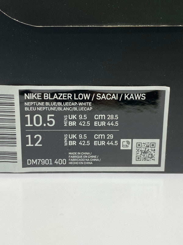 【未使用品】【メンズ】 NIKE ナイキ ×KAWS カウズ ×SACAI サカイ DM7901-400 BLAZER LOW NEPTUNE BLUE 靴 シューズ スニーカー 160-250617-AS-2-min サイズ:28.5cm カラー:NEPTUNE BLUE/BLUECAP-WHITE 万代Net店