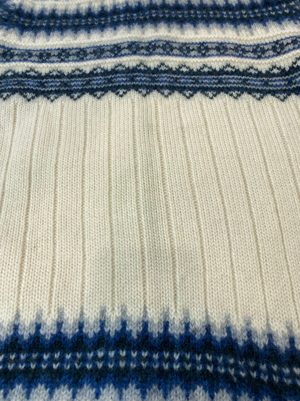 【中古品】【メンズ】 LANDS' END ランドエンド ZIP KNIT ジップニット トップス 146-250719-ks-38-min サイズ:M カラー:ベージュ系 万代Net店