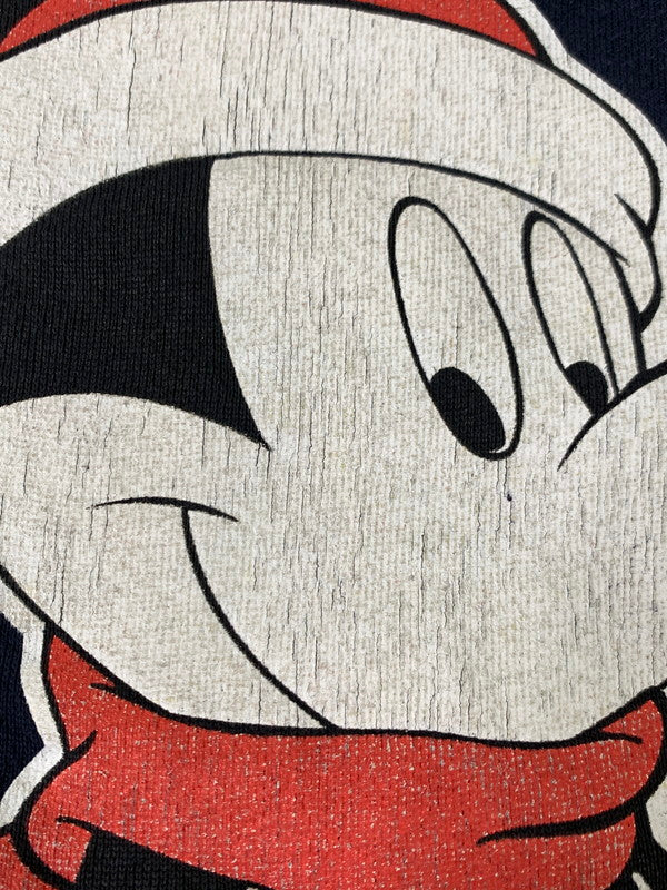 【中古品】【メンズ】 MICKEY UNLIMITED ミッキーアンリミテッド 90S MICKEY PRINT CREW SWEAT スウェット 146-250731-AS-46-min サイズ:XL カラー:ネイビー 万代Net店