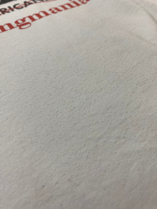 【中古品】【メンズ】 RIDINGMANIA ライディングマニア PRINT RAGLAN TEE プリント ラグラン Tシャツ メンズ トップス 146-250620-em-30-min サイズ:M カラー:レッド/ホワイト 万代Net店