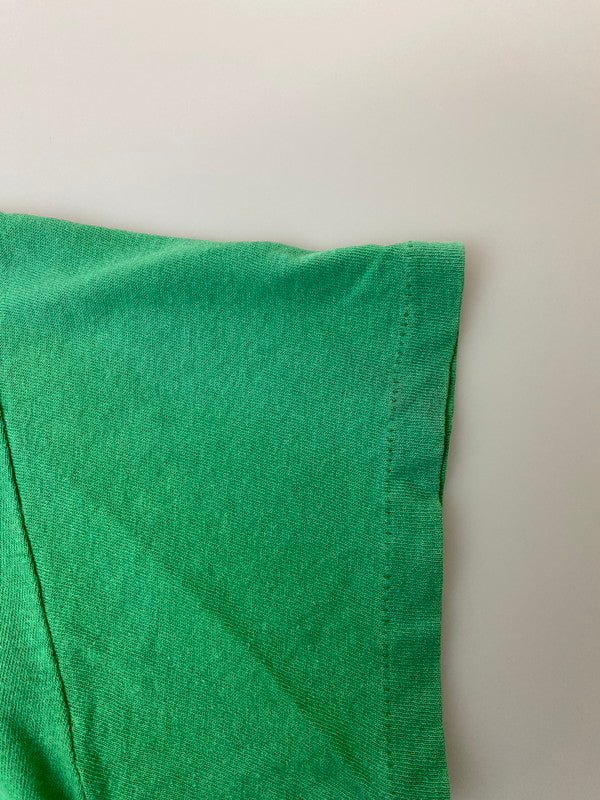 【現状渡し品】【メンズ】 RUSSEL ラッセル 80S USA製 SS PRINT TEE 80年代 アメリカ製 半袖 プリント Tシャツ メンズ トップス 146-250624-em-05-min サイズ:M カラー:グリーン 万代Net店