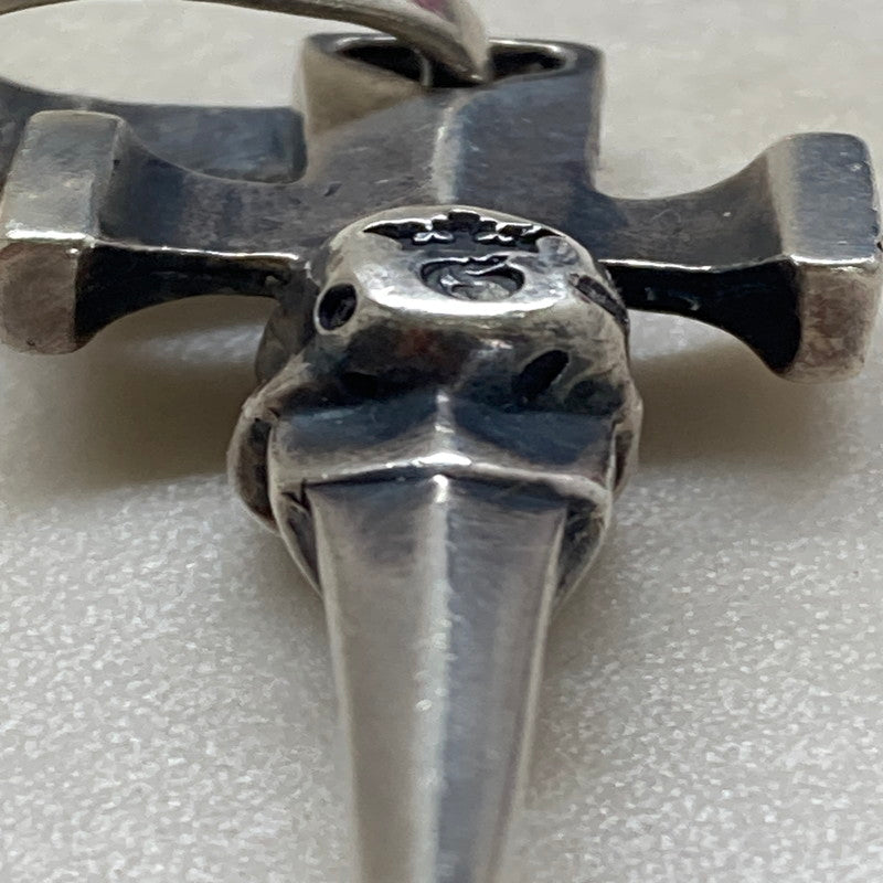 【中古品】【メンズ】 GABORATORY ガボラトリー クォーターシングルスカルダガーペンダント スクエアボトム ペンダントトップのみ アクセサリー 192-250705-cn-6-min 万代Net店