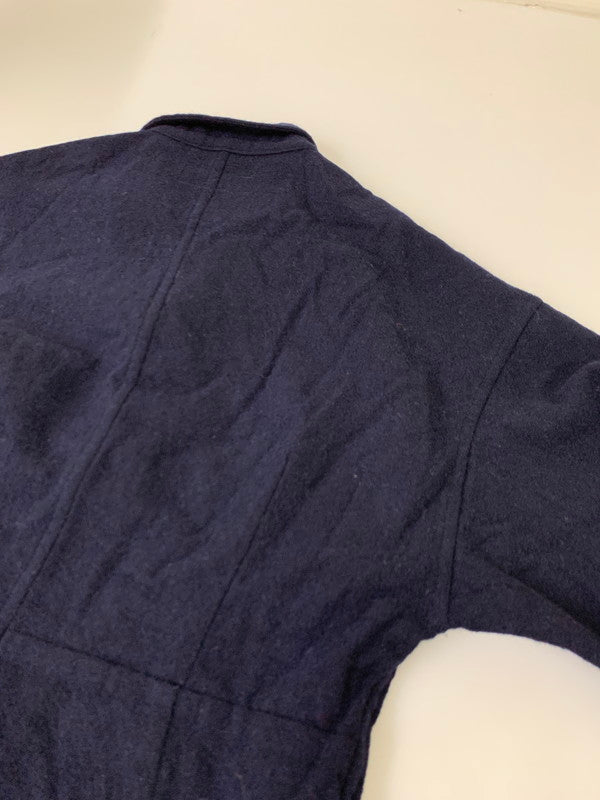 【中古品】【レディース】 Y's ワイズ YI-B56-115 97AW 日本製 LS WOOL JACKET ウールジャケット 168-250630-ks-15-min サイズ:不明 カラー:ネイビー 万代Net店