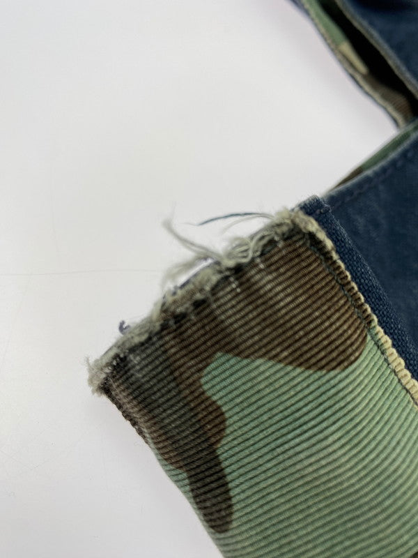 【現状渡し品】【メンズ/レディース】 COMME des GARCONS HOMME コムデギャルソンオム CANVAS TOTE BAG キャンバストートバッグ カバン 188-250708-AS-25-min カラー:ネイビー/カモフラージュ 万代Net店