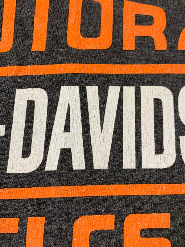 【現状渡し品】【メンズ】 HARLEY-DAVIDSON ハーレーダビッドソン LOGO PRINT TEE Tシャツ トップス 146-250702-ks-01-min サイズ:5XL カラー:ホワイト 万代Net店
