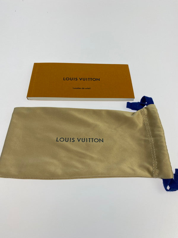 【中古品】【メンズ/レディース】 LOUIS VUITTON ルイ・ヴィトン LV クラッシュ ロウ スクエア サングラス Z2864E メンズ レディース 小物 54□22-155 179-250718-em-34-min カラー:スカイブルー 万代Net店