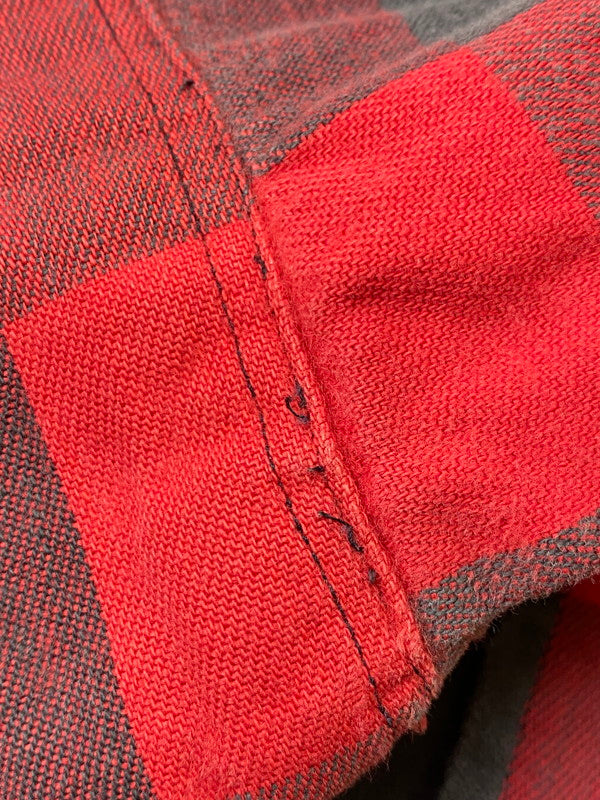 【現状渡し品】【メンズ】 ST JHONS BAY セントジョンズベイ ブロックチェックネルシャツ ロングスリーブ 146-250720-AS-16-min サイズ:M カラー:レッド系 万代Net店