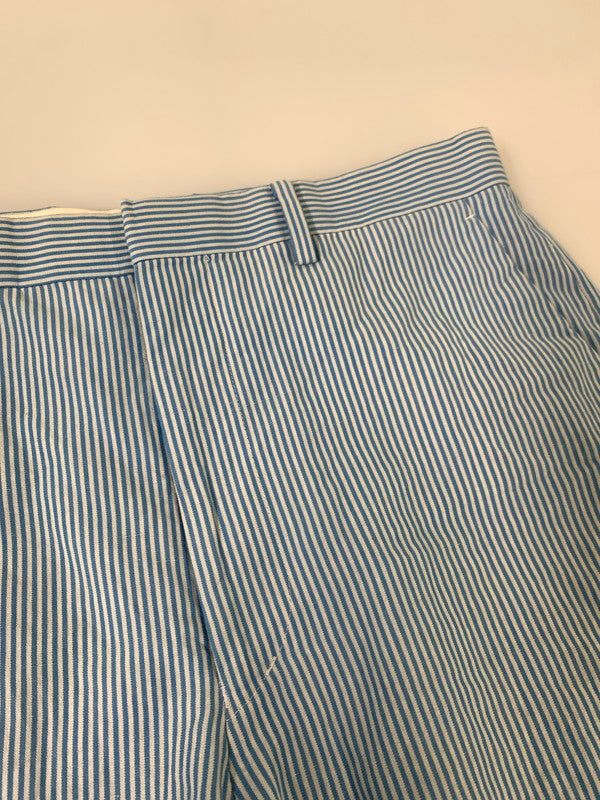 【中古品】【メンズ】 ワコマリア DORMEUIL SHORTS ドーメル ショートパンツ ボトムス 152-250718-jt-05-min サイズ:M カラー:ライトブルー/ストライプ 万代Net店