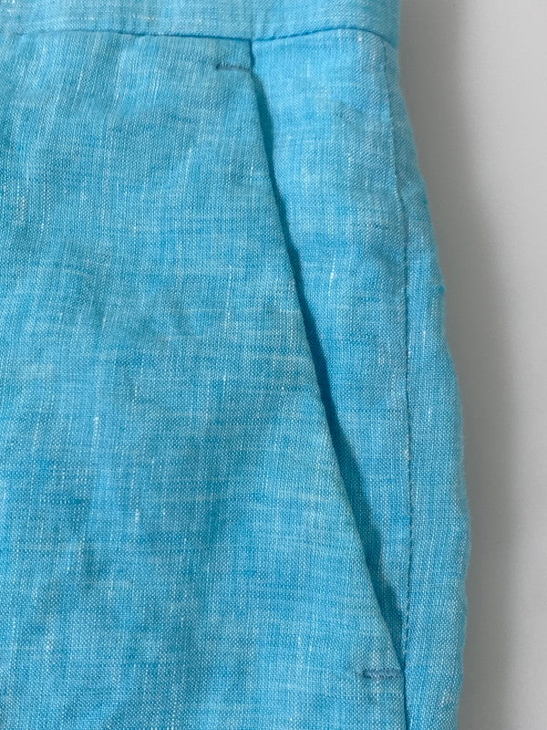 【中古品】【メンズ】 ワコマリア SPENCE BRYSON LINEN SHORTS スペンス ブライソン リネン ショートパンツ ボトムス 153-250718-jt-20-min サイズ:M カラー:ライトブルー 万代Net店