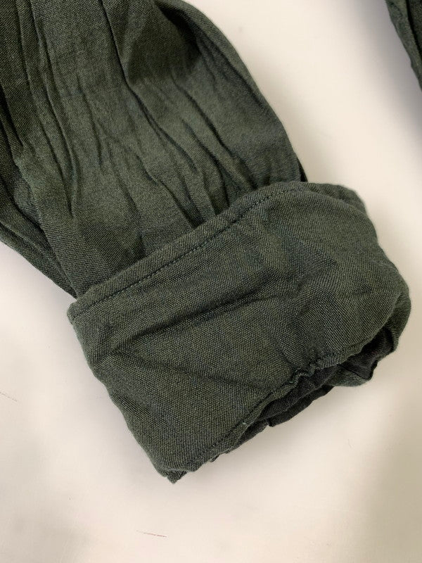 【中古品】【メンズ】 NUTERM ニューターム 051SH-024MS LS SHIRT シャツ トップス 140-250727-ks-71-min サイズ:S カラー:ダークグリーン系 万代Net店