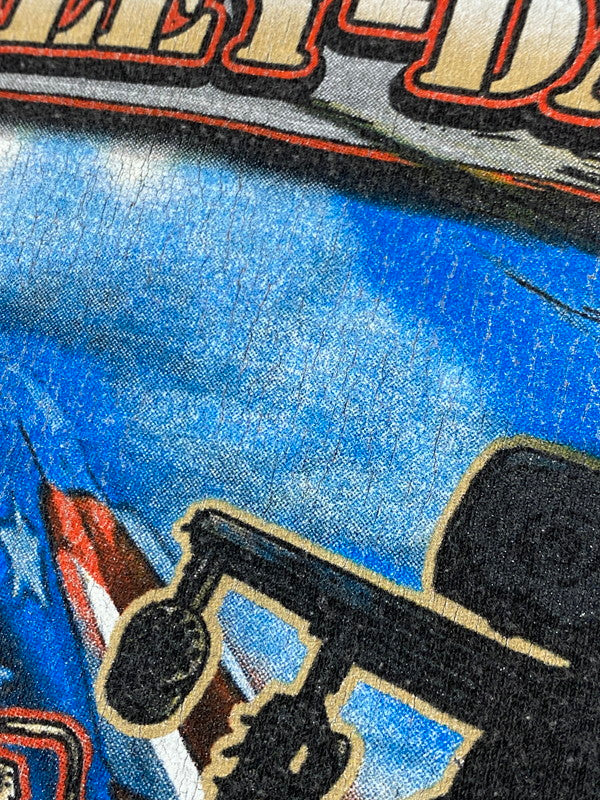 【現状渡し品】【メンズ】 HARLEY DAVIDSON ハーレーダビッドソン CAPE FEAR SS PRINT TEE ショートスリーブ 146-250729-AS-37-min カラー:グレー 万代Net店