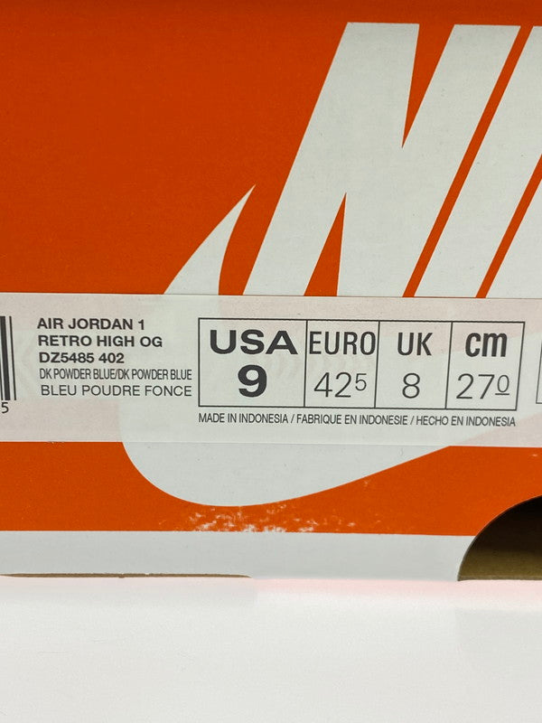 【未使用品】【メンズ】 NIKE ナイキ AIR JORDAN 1 RETRO HIGH OG UNC REIMAGINED 靴 シューズ スニーカー 160-250731-AS-8-min サイズ:27.0cm カラー:DK POWER BLUE/DK POWER BLUE 万代Net店