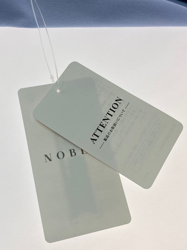 【中古美品】【レディース】 NOBLE ノーブル 24-011-240-5000-1-0 ウインドプルーフマウンテンパーカー タグ付き 169-250823-cn-16-min サイズ:36 カラー:サックスブルー 万代Net店