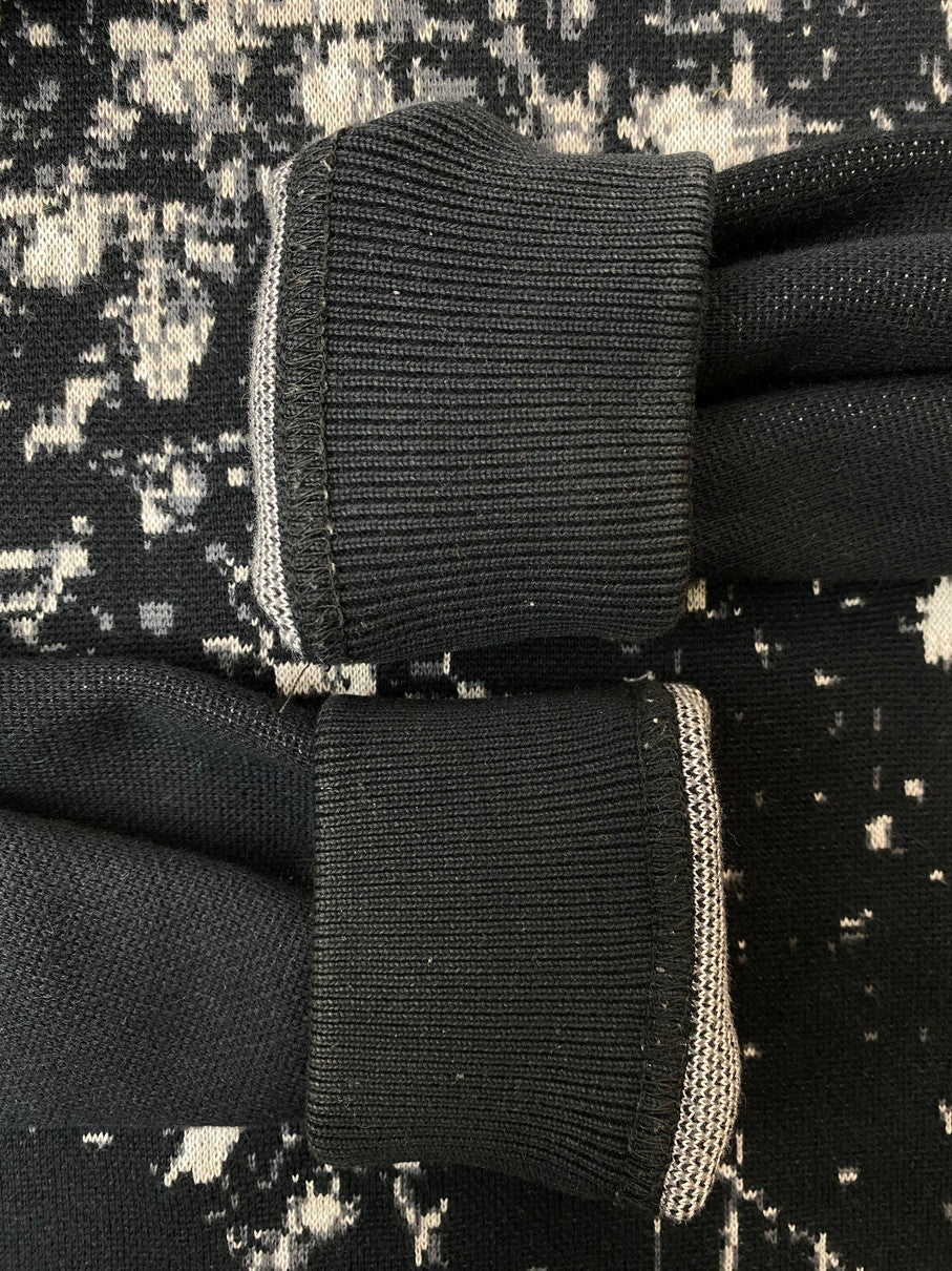 【中古品】【メンズ】 REVERVE リバーブ RV21S005 21SS LS PHOTO KNIT ロングスリーブ フォト ニット 140-250827-AS-21-min サイズ:FREE カラー:ブラック/ホワイト 万代Net店
