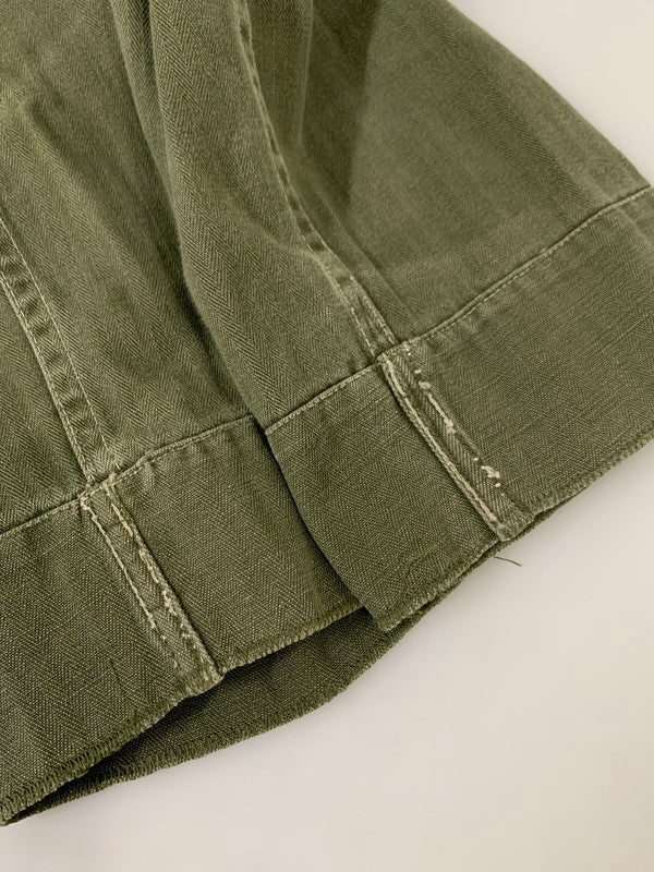 【中古品】【メンズ】 オランダ軍 M43 HERRINGBONE JACKET ヘリンボーン ジャケット アウター 146-250828-yn-22-min カラー:オリーブグリーン 万代Net店