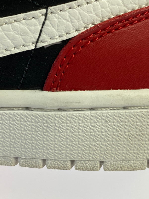 【中古品】【レディース】 NIKE ナイキ BQ6472-601 WOMEN’S AIR JORDAN 1 MID 靴 シューズ スニーカー SNEAKERS 160-250820-ks-01-min サイズ:24.5cm カラー:GYM RED/WHITE‐BLACK 万代Net店